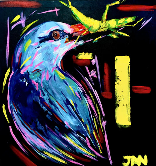 Woodlands Kingfisher  |  Painting