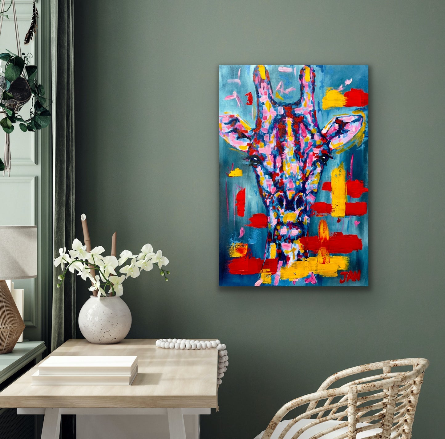 Giraffe  |  Painting