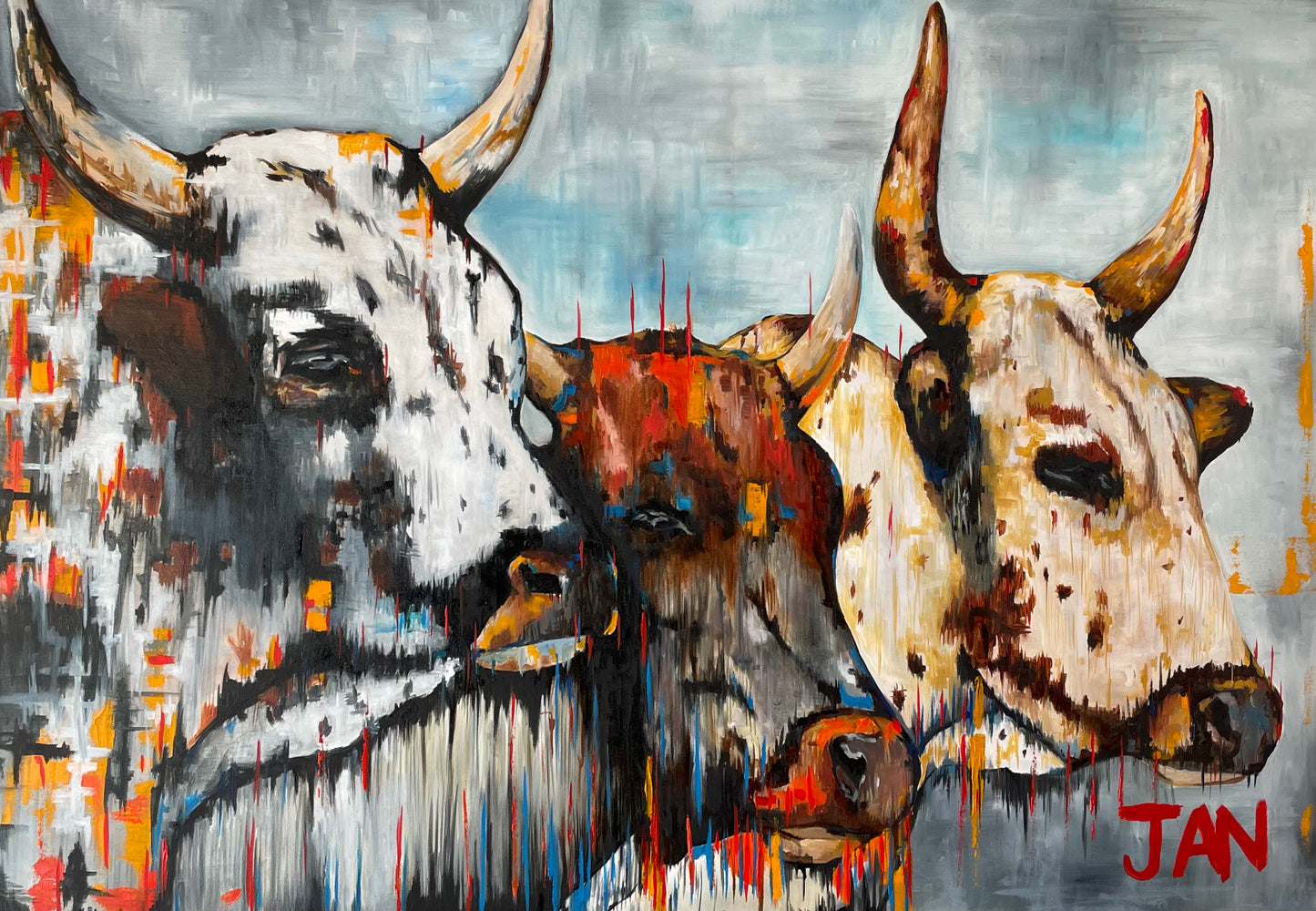 Nguni Cattle  |  Painting