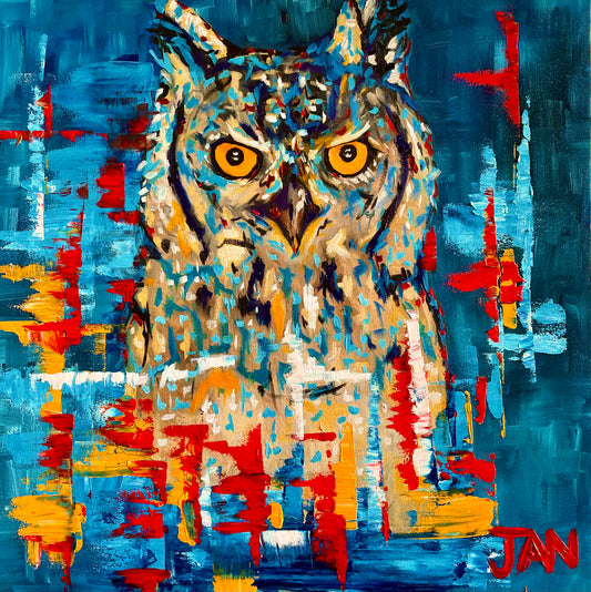 Owl  |  Painting