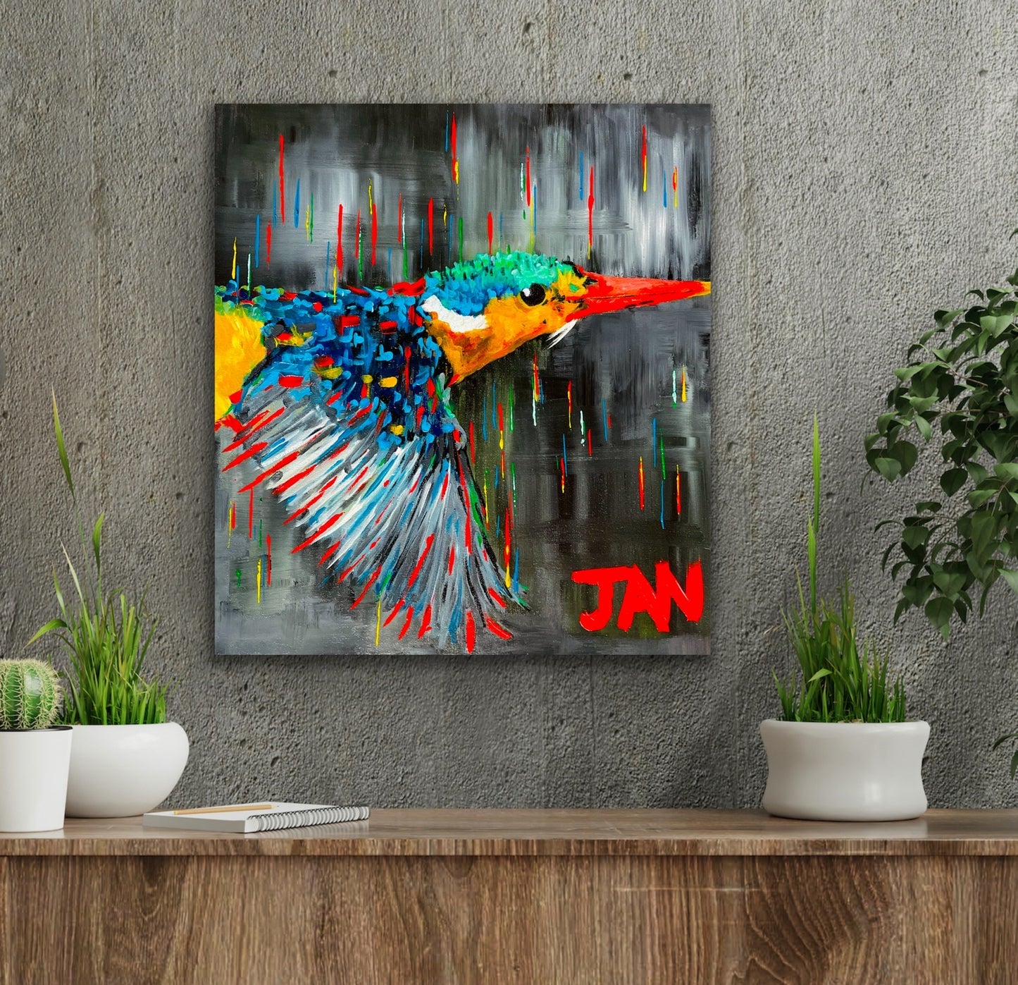 Kingfisher  |  Painting